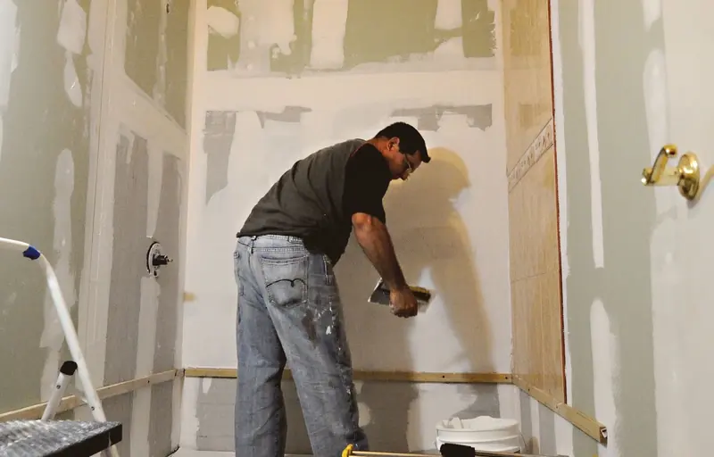 Residential drywall remodel